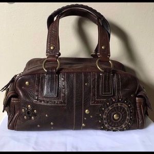 ❤️COACH Mia Chestnut Brown Leather Satchel